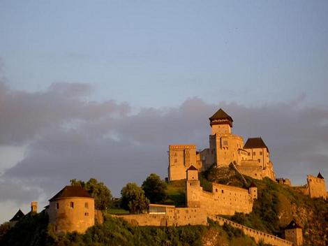 Trenčianský hrad a flakotorka